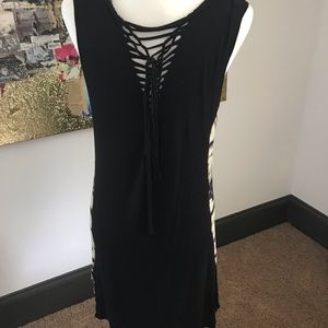 Earthbound Trading Co. Black Dress Coverup